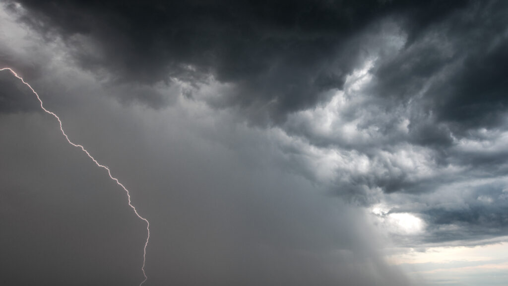 lightning storm over the city prague czech repub 2023 11 27 04 52 39 utc